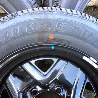 ジムニー 175/80R16 BS 4本＋スペアスチール付1本 新車外しタイヤ