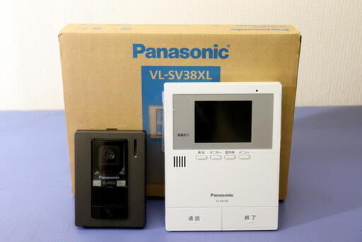 Panasonic　モニター付きドアフォン　VL-MV38X/VL-L522L-S　電源直結型　親機＋子機