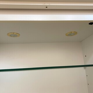 ライト付 食器棚 幅70cm☆買取帝国 朝霞店