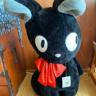 特大 ぬいぐるみ 座 LL ジジ （黒猫・ねこ・ネコ） （魔女の
