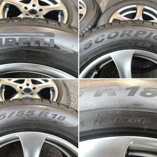 ユーロデザイン　１８インチ　ランフラットスタッドレス　ＢＭＷ　Ｘ５