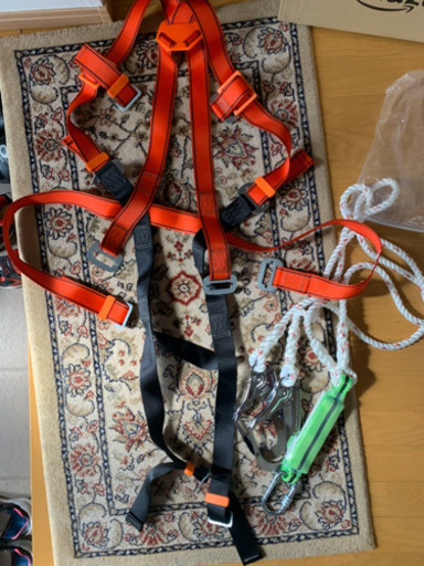 安全帯　二丁掛け　フルハーネス　ランヤード