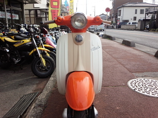 NO.3190　ヴェルデ(ベルデ)(VERDE)　２サイクルエンジン　後期モデル　オレンジ＆ホワイト　☆彡