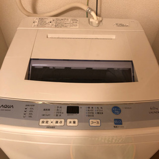 洗濯機　AQW-S60D(W) ※取りに来て頂ける方限定です
