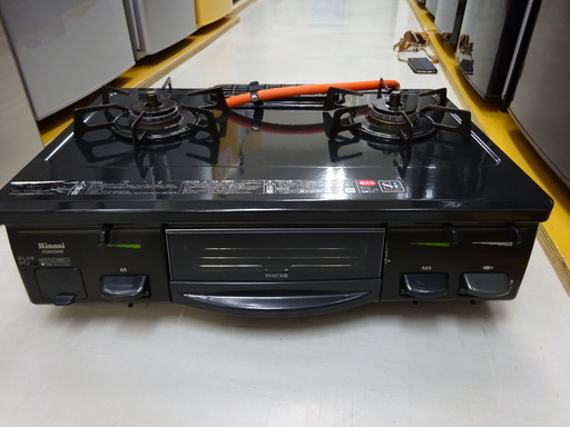 引越し応援20％OFFキャンペーン第2弾【リサイクルサービス八光　田上店　安心の1か月保証　配達・設置OK】　RINNAI リンナイ RT61GH-R ガスコンロ ガステーブル　2014年製　LPガス