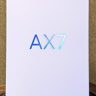 【値下げ】【新品未使用】Oppo　AX7　