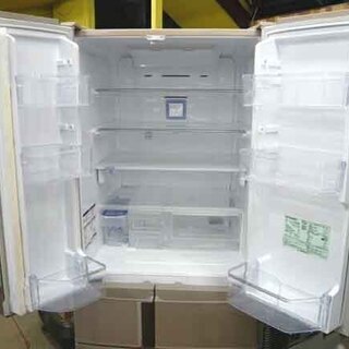 札幌 465L 2014年製 6ドア冷蔵庫 三菱 MR-R47X-F フレンチドア 両開き 