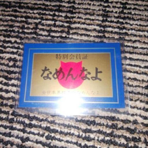 なめんなよ特別会員証完全新品