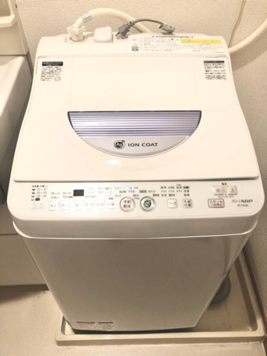 【急募！美品！】全自動洗濯機＊シャープ(SHARP) ＊型番：ES-TG55L-A ＊年式：2014年製