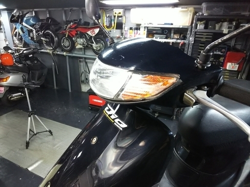 東京都板橋区高島平から AF34 ライブディオ最終型モデル（黒） 整備済みで