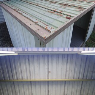姫路市 3.3×2.2ｍ 大型 野外 物置 プレハブ 倉庫 収納 屋外