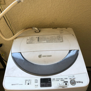 洗濯機 SHARP 2014 譲ります 24,25,26日限定