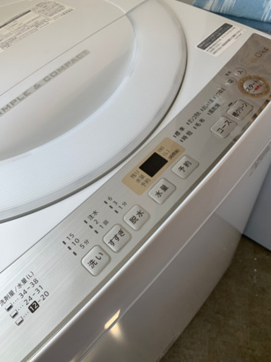 SHARP 6kg 洗濯機 - 洗濯機 