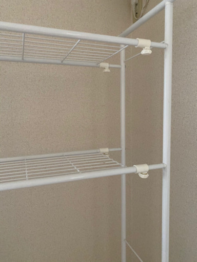 3 まで ニトリ洗濯機上収納棚 ユウキング 二ツ杁の収納家具 ランドリー収納 の中古あげます 譲ります ジモティーで不用品の処分