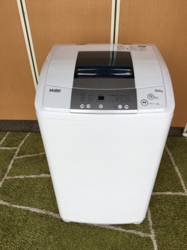 ☆まとめて値引き☆ハイアール6kg洗濯機　2017年製☆分解清掃済み！