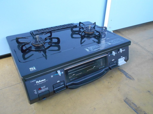 パロマ　ガステーブル IC-800B-1R　LPガス用『良品中古』【リサイクルショップサルフ】