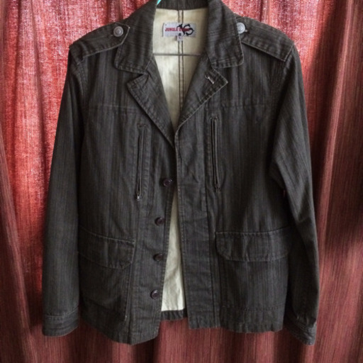 カーキ色 ジャケット Lサイズ カッコいい メンズ Skｙプロフ読んでね 上桂のジャケット メンズ の中古 古着あげます 譲ります ジモティーで不用品の処分