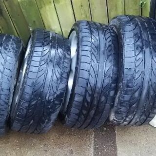 サマータイヤ ＊ブリジストン ポテンザG3 ＊タイヤサイズ 215/40R17　オフセット42　4穴 ＊現在倉庫にて保管