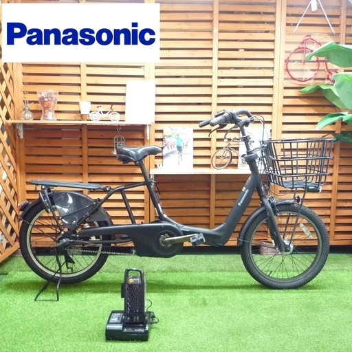 電動自転車 パナソニック ギュット アニーズ 中古 良品 新基準 20インチ 17年モデル 大容量8Ah 元気な5点灯 Panasonic Gyutto EX