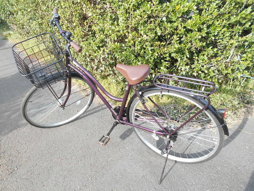 取引中　27インチ　自転車　昨年購入品　オートライト6段ギアつき