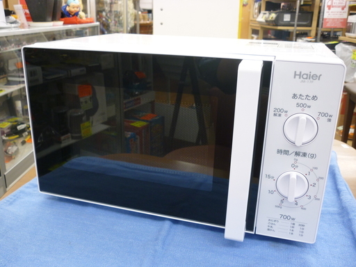 電子レンジ 2018年製 Haier ハイアール JM-17F-50 白 あたため専用 札幌 西岡店