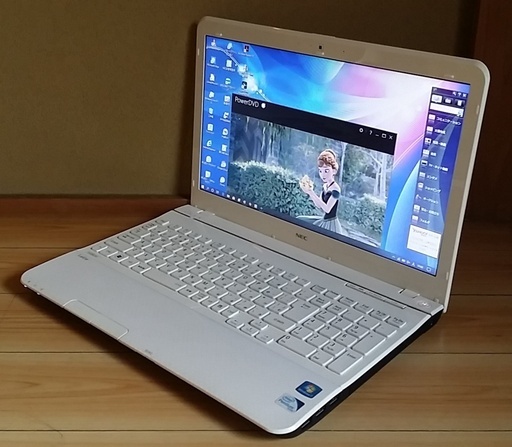 【美品】 Windows10 NECノートパソコン USBマウスプレゼント中 (15.6型 Pentium PowerDVD)