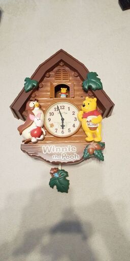 プーさん 壁掛け時計 Yco 名古屋の時計 掛け時計 の中古あげます 譲ります ジモティーで不用品の処分