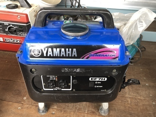 【中古】ヤマハ EF7H ポータブルエンジン 発電機 ガソリン　現状　【委OK03】