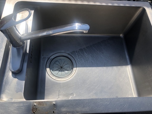 業務用厨房機器】 業務用 蛇口付き 一槽シンク 【委OK11】