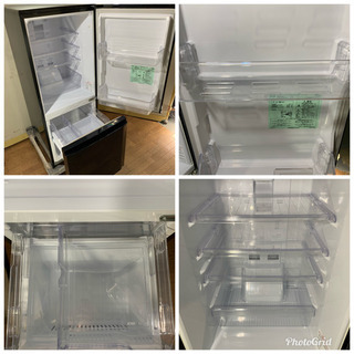 MITSUBISHI/三菱 ラウンドカットデザイン 2ドア 冷蔵庫 146L MR-15T-B