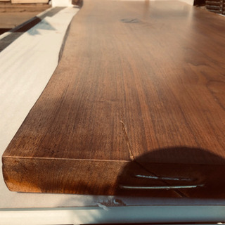 天然木　日本国産　一枚板　ウォールナット