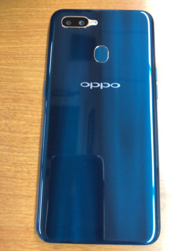 【ほぼ新品】ガラスフィル•ケース付　OPPO　AX7　ブルー　SIMフリー ほぼ新品】ガラスフィル•ケース付 OPPO AX7 ブルー SIMフリー