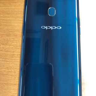 美品・初期化済・消毒済】 OPPO AX7 ブルー (保護ガラス・手帳型ケース付)
