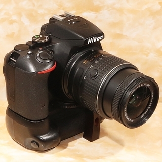 ★極上美品＆自撮り＆Wifi搭載★ニコン D5500 レンズ＋グリップセット ☆極上美品＆自撮り＆Wifi搭載☆ニコン D5500 レンズ＋グリップセット