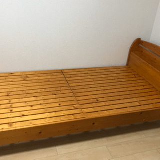 木製　ベッド　組み立て可能
