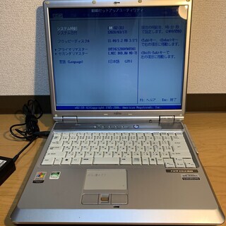 富士通ノートパソコン差し上げます。 NB40S