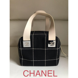 CHANEL シャネル チョコバー キャンパスレザーバック CHANEL シャネル チョコバー キャンパスレザーバック