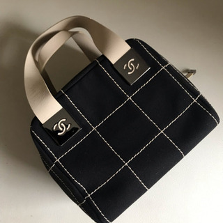 CHANEL シャネル チョコバー キャンパスレザーバック