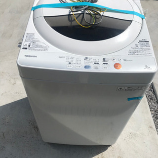 無料!!!! TOSHIBA 5kg洗濯機
