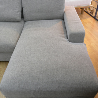 モーダエンカーサ moda en casa カウチソファ L字ソファ 3人掛けソファ 布製 グレー 西岡店 モーダエンカーサ moda en casa カウチソファ L字ソファ 3人掛けソファ