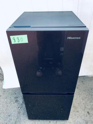 超高年式880番Hisense ✨2ドア冷凍冷蔵庫✨HR-G13A-BR‼️