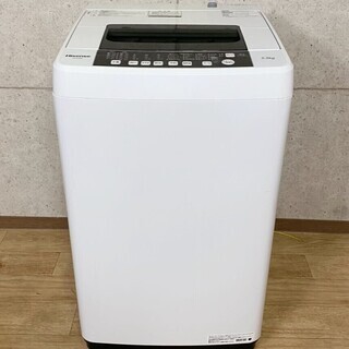 2*164 ハイセンス 全自動洗濯機 HW-E5502 5.5kg 18年製 - 生活家電