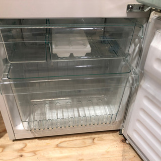 キッチン家電 ユーイング◇110L冷凍冷蔵庫ホワイトウッド調
