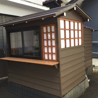 屋台 小屋（前・後 分かれます） キャスター付き 移動可能 【公式通販】