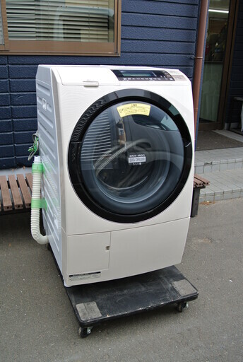 【031705】電気洗濯乾燥機　日立　BD-S8700L　2015年製　75L　10kg【引取限定】