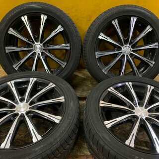 【Firestone WIDE OVAL 215/50R17】夏タイヤ 4本【BS BALMINUM 社外 17インチ 7J5HPCD114.3+53】ブラポリ 　(VTG125) クレジットカード QR決済可能