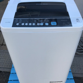 15年製 日立 HITACHI 8kg全自動洗濯機 白い約束 N...