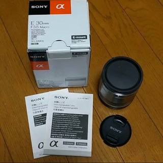 美品】SONY α Eマウント マクロレンズ