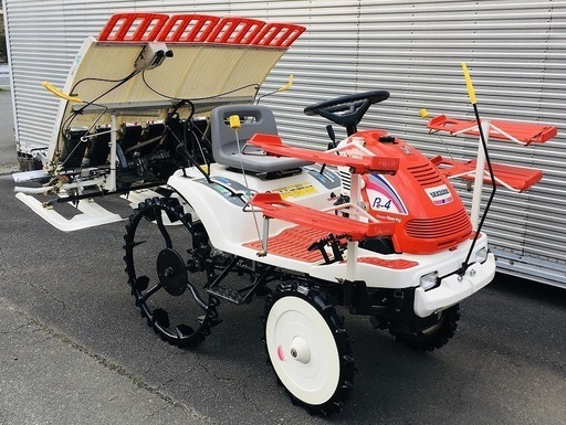 【SOLD OUT】ヤンマー 田植機 Pe-4R Pe-40AR 4条 ロータリ式 リコイル セルリコ 5.8馬力 セル充電器あり 【農機具でっく】【福岡】【田植機】