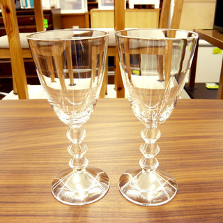 Baccarat バカラ ベガ ワイングラス 2客セット クリスタルガラス 札幌